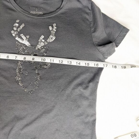 Merona Embellished T-shirt Small - Picture 9 of 9